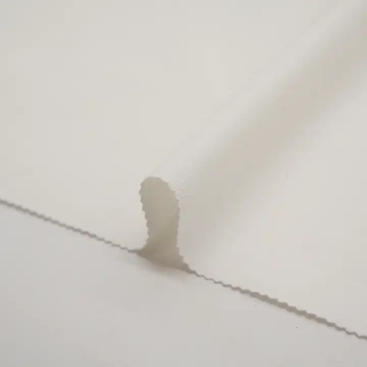 China Fabric for Pants,Suit Trouser,Suit Polyester/Rayon Twill Woven Blended Fabric Polyester Spandex Viscose Ivory color buy from China wholesaler bulk order at wholesale price free worldwide shipping Alibaba