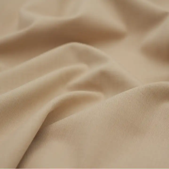 China Fabric for Shirt,Pants,Suit Trouser,Overcoat,Suit Polyester/Rayon Twill Woven Blended Fabric Polyester Spandex Viscose BURLY WOOD color buy from China wholesaler bulk order at wholesale price free worldwide shipping Alibaba