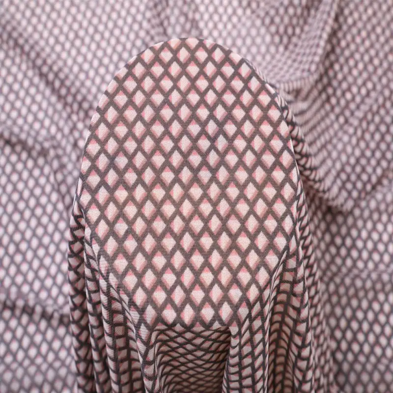 China Fabric for Shirt,Skirt Mesh Knit Fabric Polyester Spandex Black color buy from China wholesaler bulk order at wholesale price free worldwide shipping Alibaba