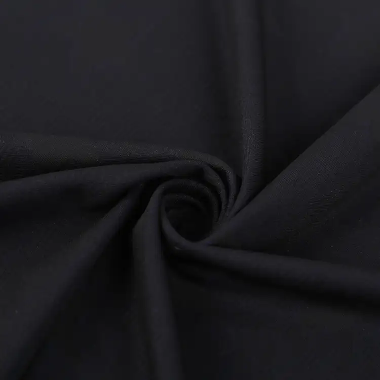 China Fabric for Yoga Pants,Sports Bras Weft Jacquard Knit Fabric Polyester Spandex Black color buy from China wholesaler bulk order at wholesale price free worldwide shipping Alibaba