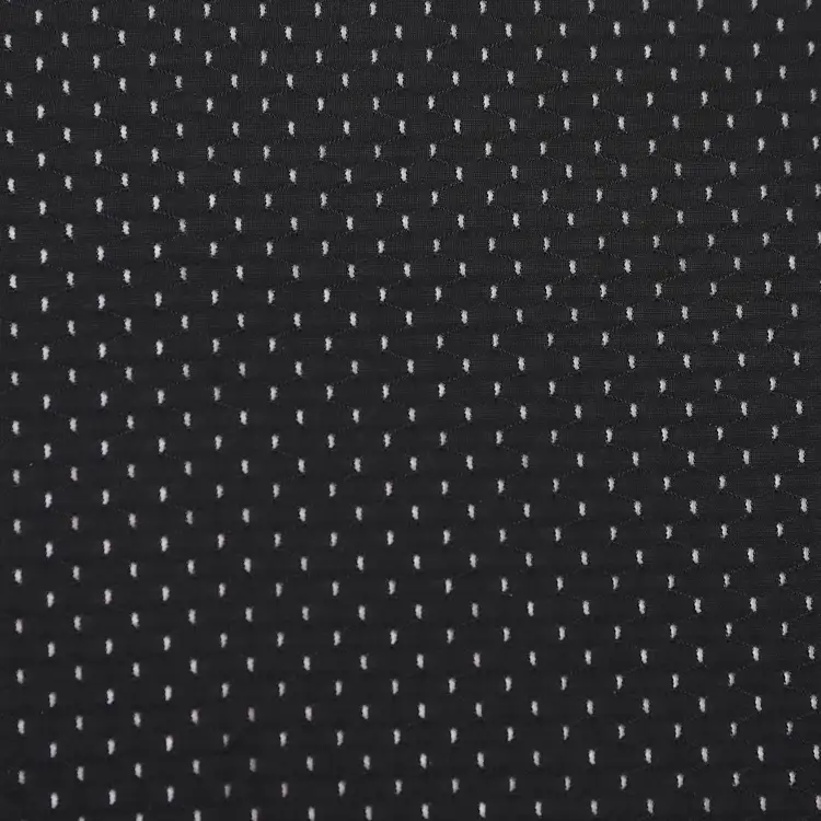 China Fabric for T-Shirt,Sports Bras Mesh Knit Fabric Nylon Spandex Black color buy from China wholesaler bulk order at wholesale price free worldwide shipping Alibaba