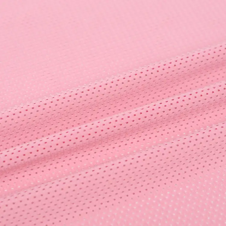 China Fabric for Yoga Pants,Swim shorts,Sports Bras Mesh Knit Fabric Polyester Spandex Pink color buy from China wholesaler bulk order at wholesale price free worldwide shipping Alibaba