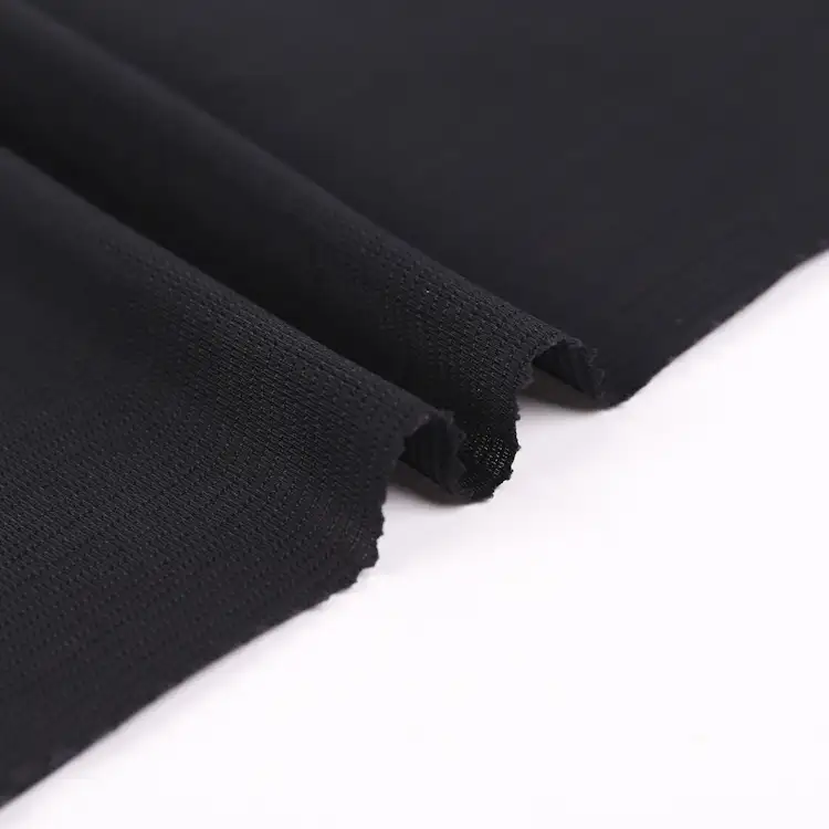 China Fabric for Swimsuits,Yoga Pants,Swim shorts,Sports Bras Weft Jacquard Knit Fabric Nylon Spandex Black color buy from China wholesaler bulk order at wholesale price free worldwide shipping Alibaba