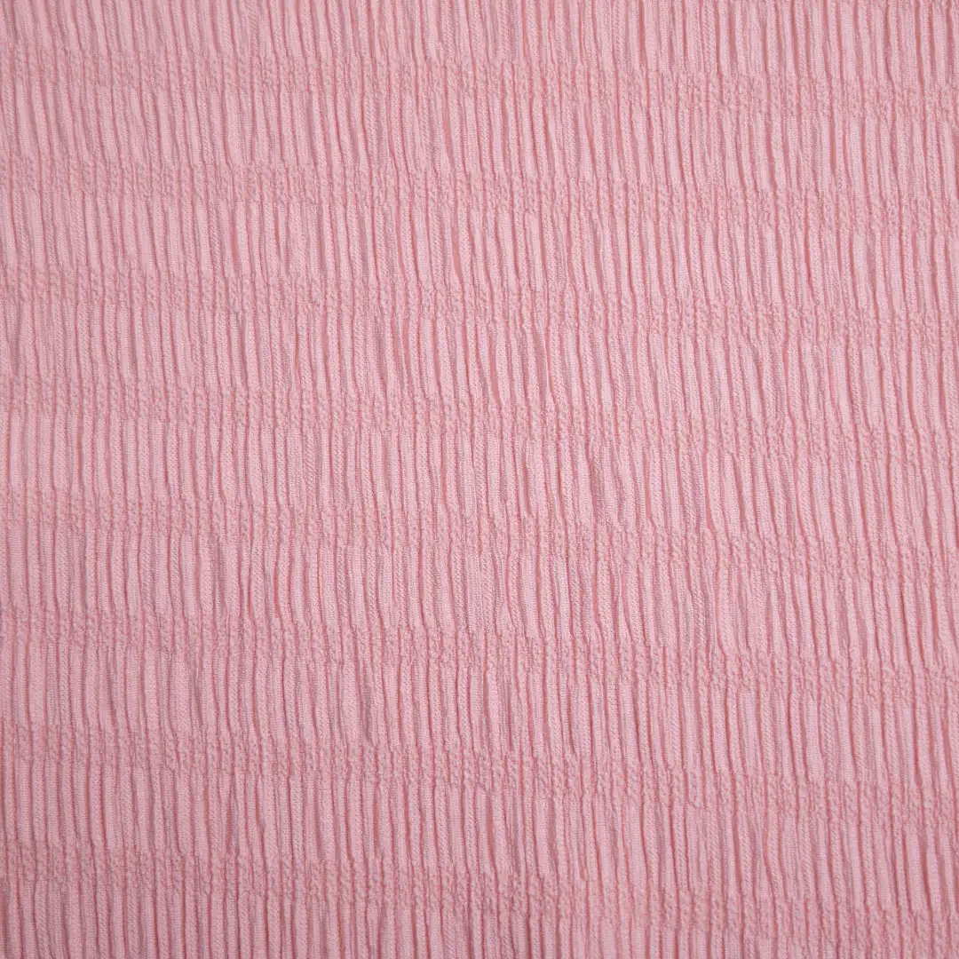 China Fabric for Skirt Lace Knit Fabric Polyester Spandex Pink color buy from China wholesaler bulk order at wholesale price free worldwide shipping Alibaba