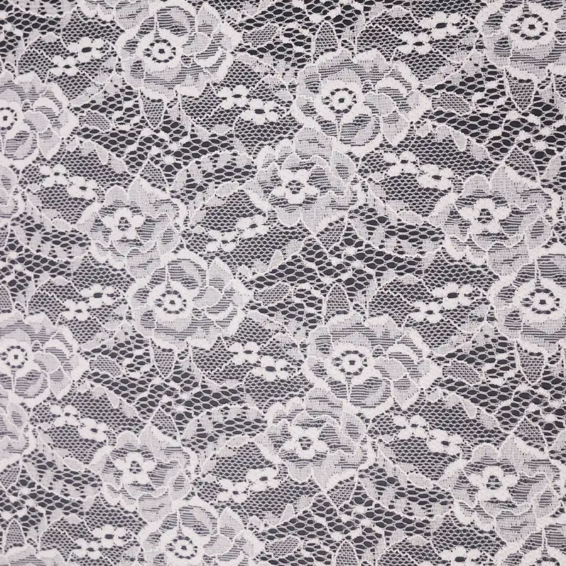 China Fabric for Skirt Lace Knit Fabric Polyester Spandex White color buy from China wholesaler bulk order at wholesale price free worldwide shipping Alibaba