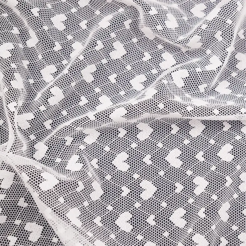 China Fabric for Skirt Lace Knit Fabric Nylon Spandex White color buy from China wholesaler bulk order at wholesale price free worldwide shipping Alibaba
