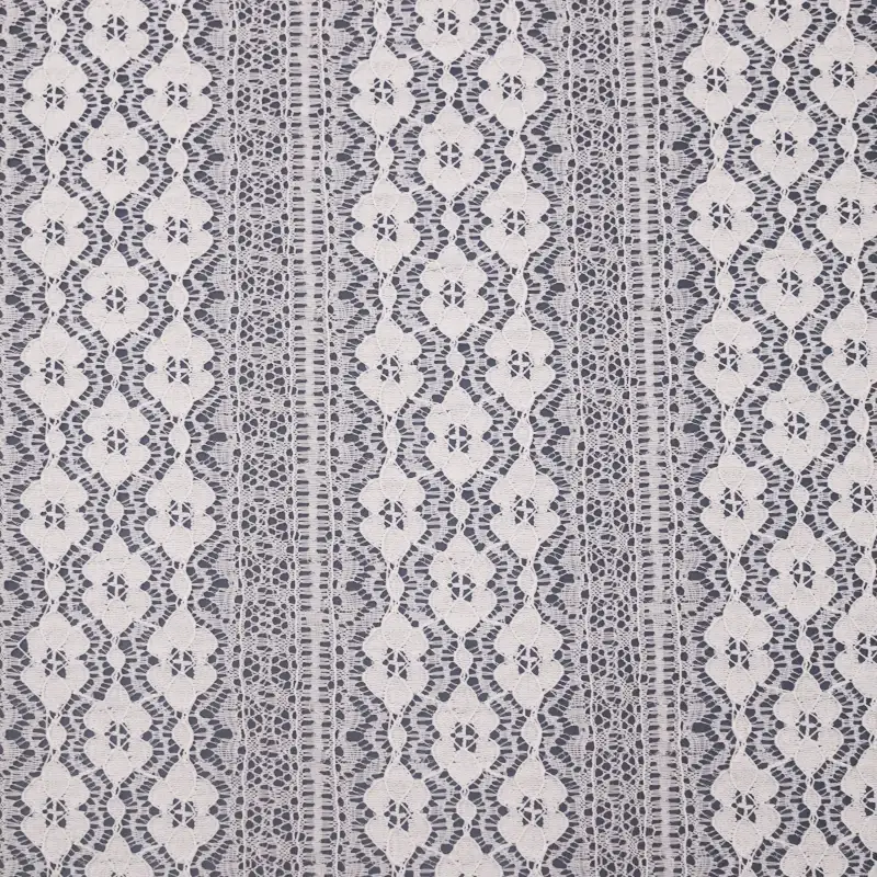 China Fabric for Polo Shirt,Skirt Lace Knit Fabric Nylon Spandex White color buy from China wholesaler bulk order at wholesale price free worldwide shipping Alibaba
