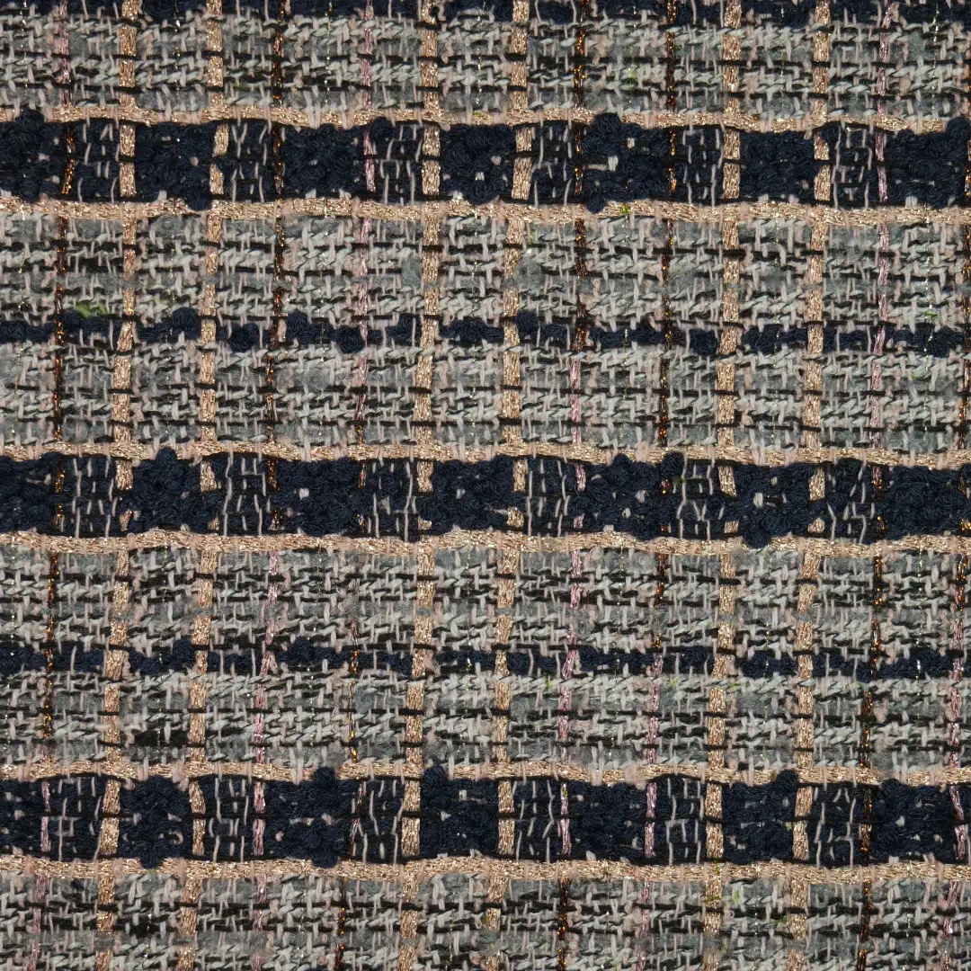 China Fabric for Pants,Skirt,Suit Chanel-Style Fabric Woolen Polyester Wool Black color buy from China wholesaler bulk order at wholesale price free worldwide shipping Alibaba