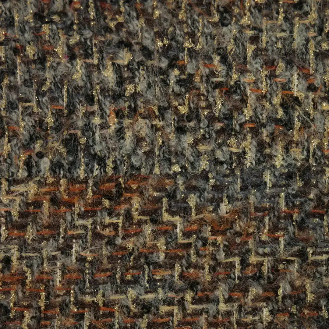 China Fabric for Skirt,Suit Chanel-Style Fabric Woolen Polyester Brown color buy from China wholesaler bulk order at wholesale price free worldwide shipping Alibaba