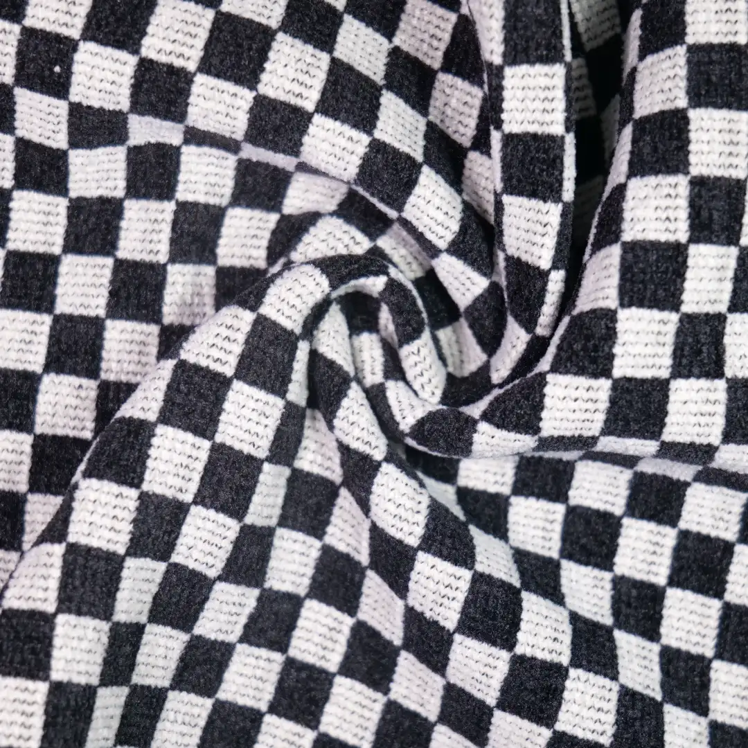 China Fabric for Jackets,Suit Double Cloth/Layer Fabric Knit Fabric Polyester Black color buy from China wholesaler bulk order at wholesale price free worldwide shipping Alibaba