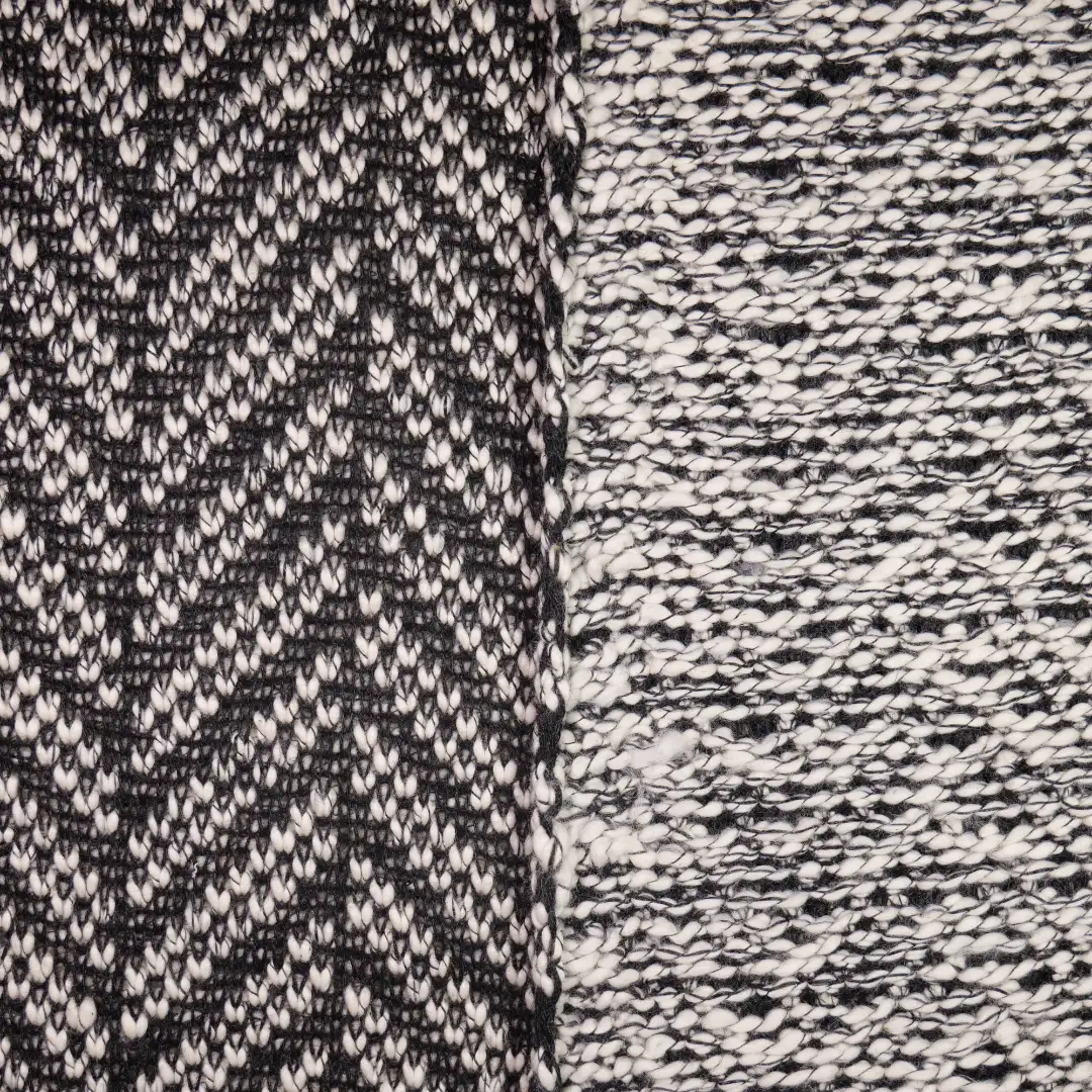 China Fabric for Open Cardigan ,Full-Zipper Cardigan ,Dresses (Cardigan Button)  Jacquard Knit Fabric Cotton Polyester Black color buy from China wholesaler bulk order at wholesale price free worldwide shipping Alibaba