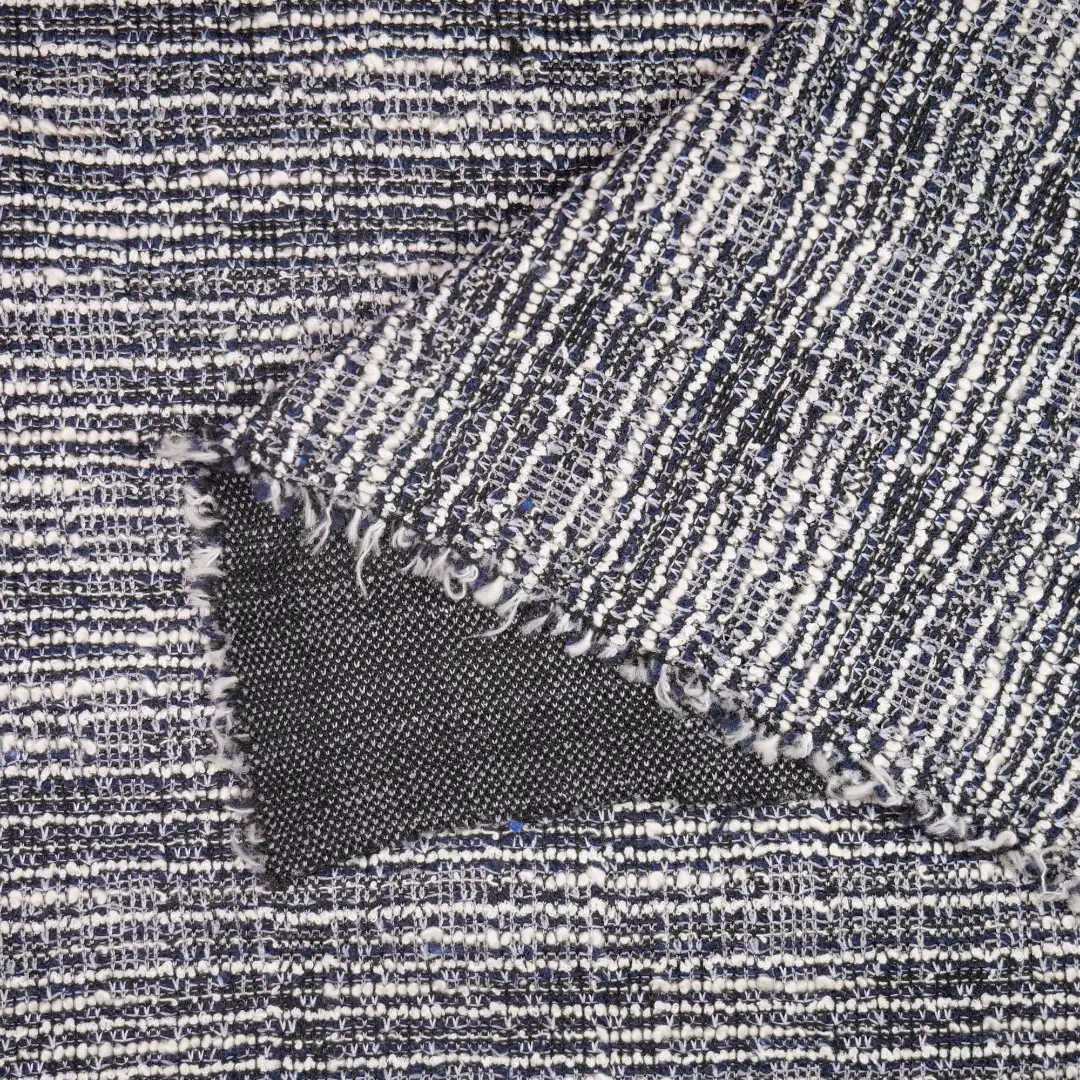 China Fabric for Suit,Open Cardigan ,Full-Zipper Cardigan  Jacquard Knit Fabric Cotton Polyester Spandex Black color buy from China wholesaler bulk order at wholesale price free worldwide shipping Alibaba