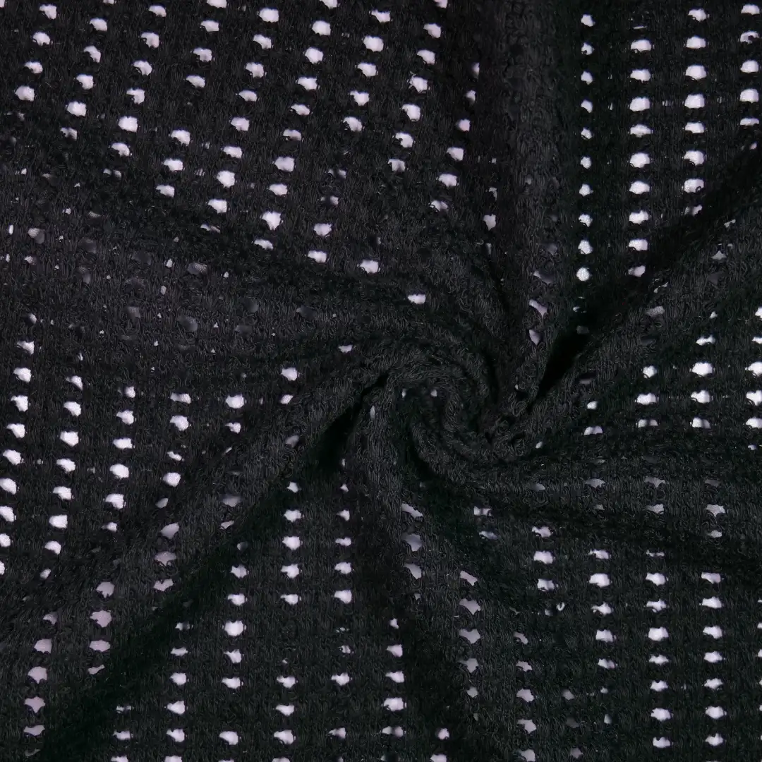 China Fabric for T-Shirt,Men’s Vest ,Round Neck Pullover ,Crew Neck Pullover  Jacquard Knit Fabric Cotton Spandex Black color buy from China wholesaler bulk order at wholesale price free worldwide shipping Alibaba