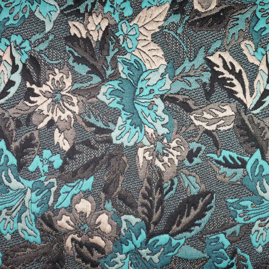 China Fabric for Jackets,Skirt Jacquard Knit Fabric Rayon Lurex Spandex Polyester BlueViolet color buy from China wholesaler bulk order at wholesale price free worldwide shipping Alibaba