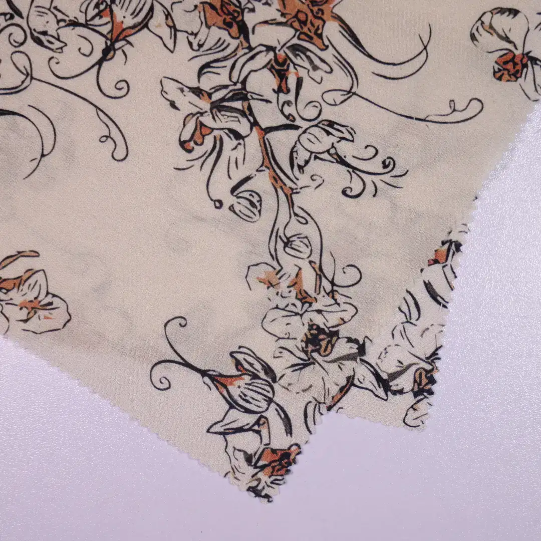 China Fabric for Pants,Skirt,Dresses (Pullover)  Viscose Print Natural Woven Fabric Cotton Rayon AntiqueWhite color buy from China wholesaler bulk order at wholesale price free worldwide shipping Alibaba