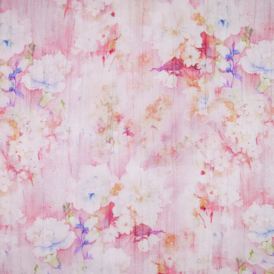 China Fabric for Shirt,Skirt,Dresses (Pullover)  Rayon Crepe Natural Woven Fabric Nylon Rayon Pink color buy from China wholesaler bulk order at wholesale price free worldwide shipping Alibaba