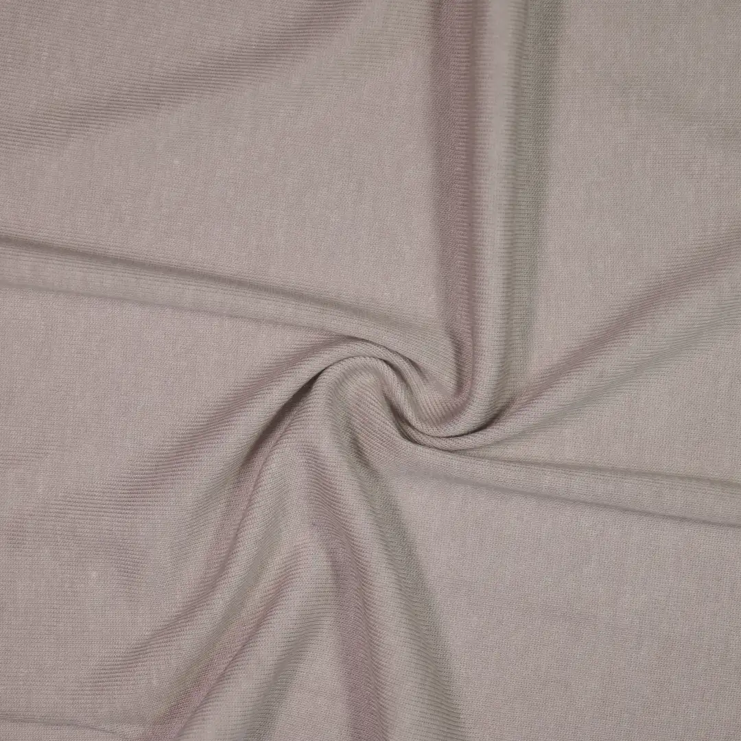 China Fabric for Round Neck Pullover ,T-shirt ,Knitted Trousers ,Chino,Tracksuits Rib Knit Fabric Tencel Acetate Spandex lunar gray color buy from China wholesaler bulk order at wholesale price free worldwide shipping Alibaba