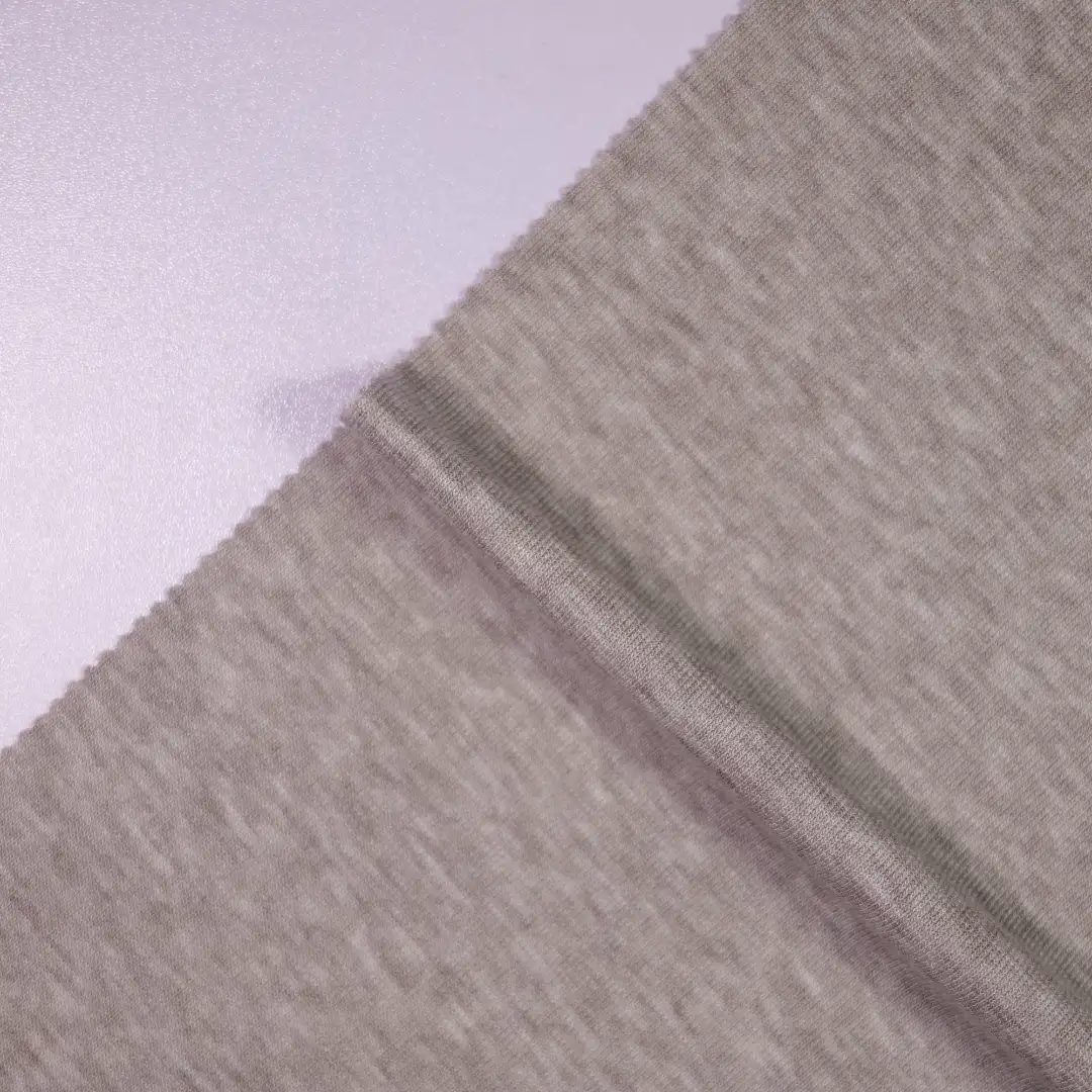 China Fabric for Polo T-shirt ,Knitted Trousers  Single Jersey Knit Fabric Tencel Wool Spandex moccasin color buy from China wholesaler bulk order at wholesale price free worldwide shipping Alibaba