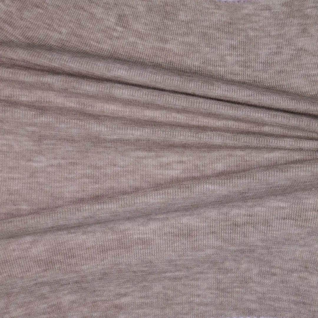 China Fabric for Polo T-shirt ,Knitted Trousers  Single Jersey Knit Fabric Tencel Wool Spandex moccasin color buy from China wholesaler bulk order at wholesale price free worldwide shipping Alibaba