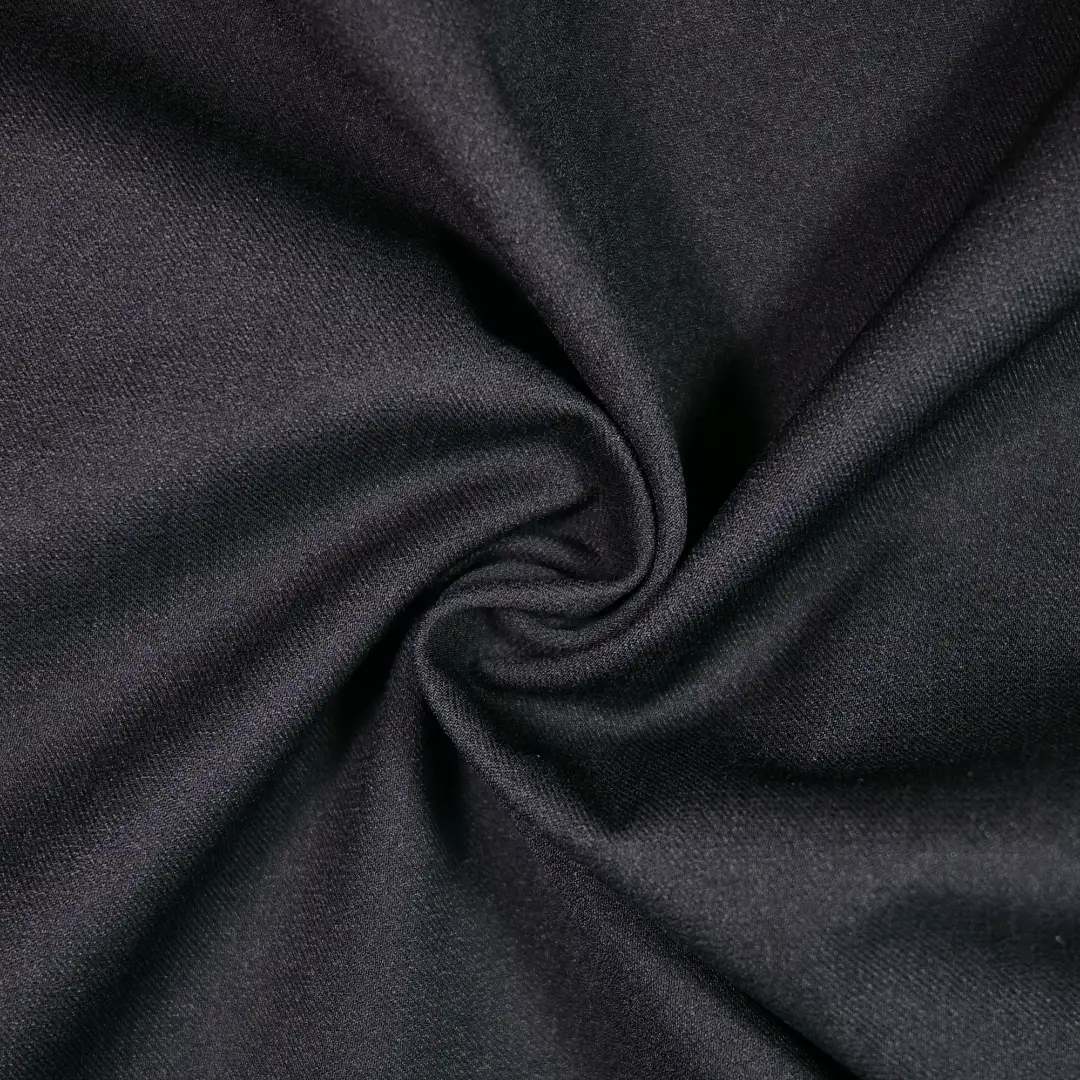 China Fabric for Jackets,Trench Coat,Suit,Skirt  Twill Synthetic Woven Fabric Polyester Black color buy from China wholesaler bulk order at wholesale price free worldwide shipping Alibaba