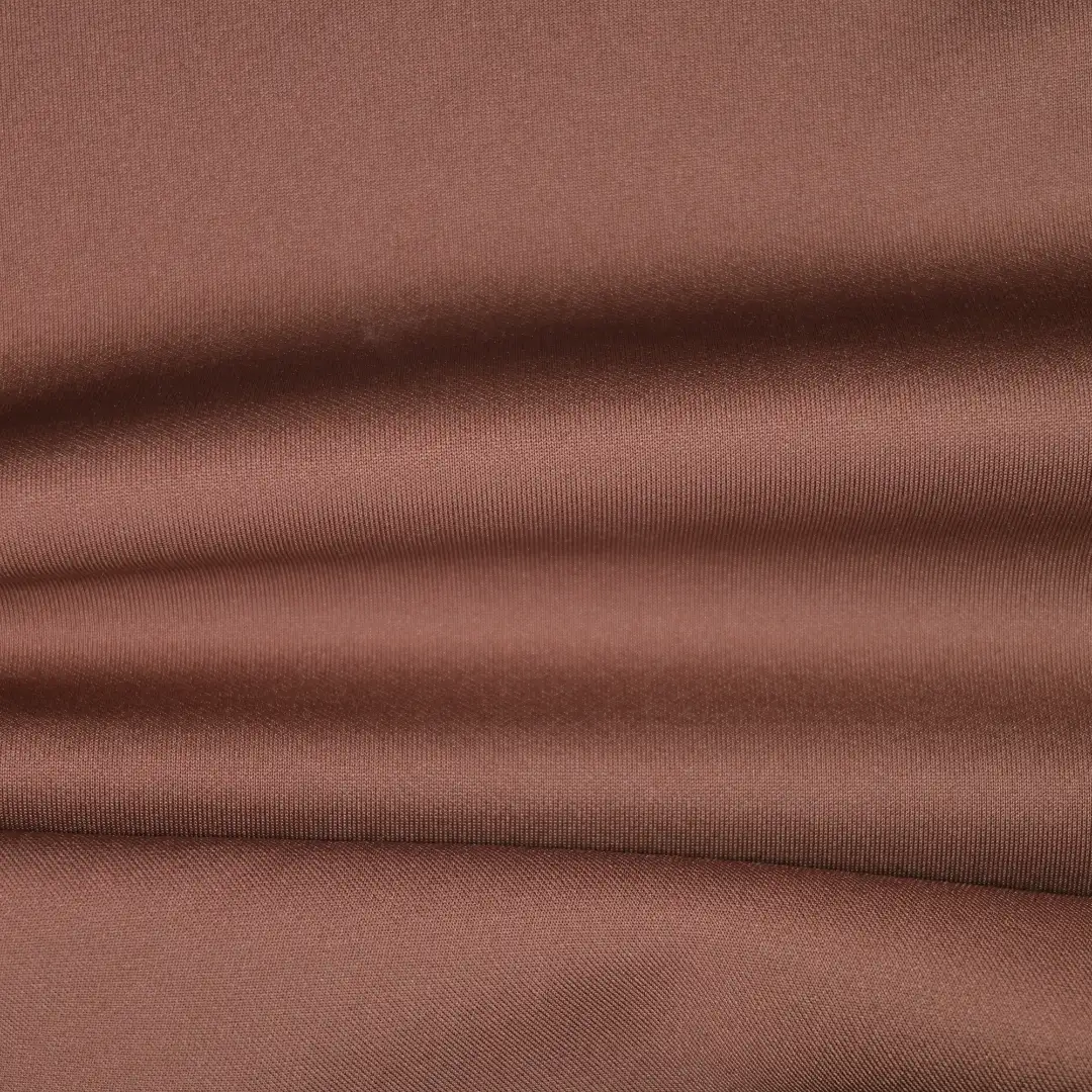 China Fabric for Jackets,Sweatshirt,Tracksuits Scuba Knit Fabric Polyester Cotton Spandex Brown color buy from China wholesaler bulk order at wholesale price free worldwide shipping Alibaba