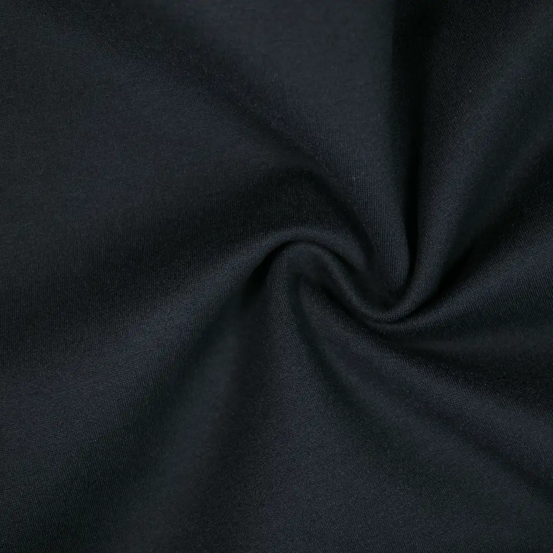 China Fabric for Hoodie  ,Sweatshirt,Over Shirt Scuba Knit Fabric Rayon Nylon Spandex Black color buy from China wholesaler bulk order at wholesale price free worldwide shipping Alibaba