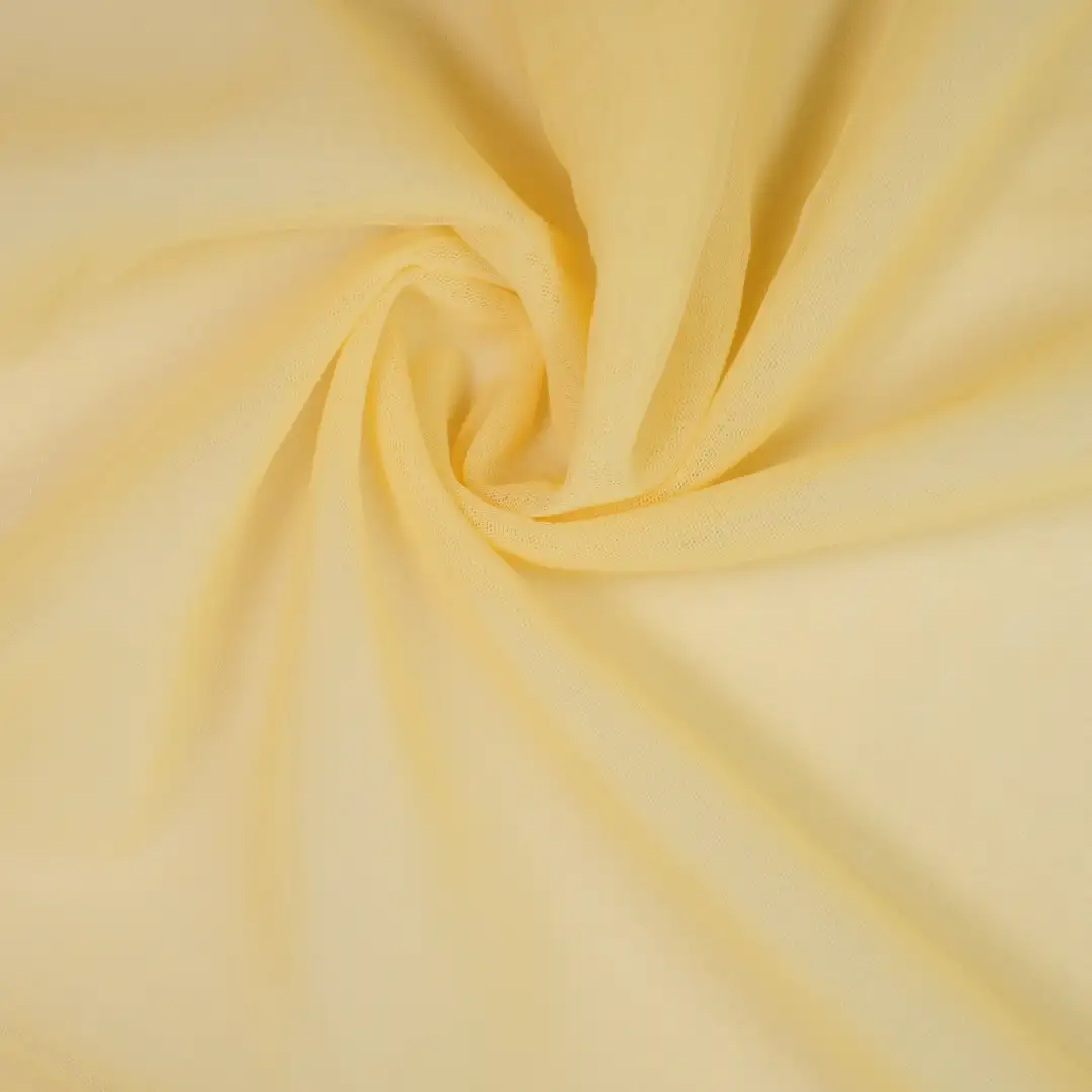 China Fabric for Skirt,Interlining Mesh Knit Fabric Nylon Yellow color buy from China wholesaler bulk order at wholesale price free worldwide shipping Alibaba