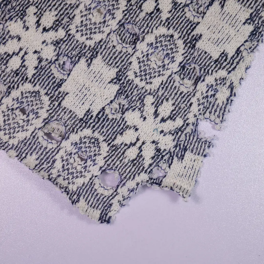 China Fabric for Open Cardigan ,Round Neck Pullover  Jacquard Knit Fabric Polyester Cotton Spandex Gray color buy from China wholesaler bulk order at wholesale price free worldwide shipping Alibaba