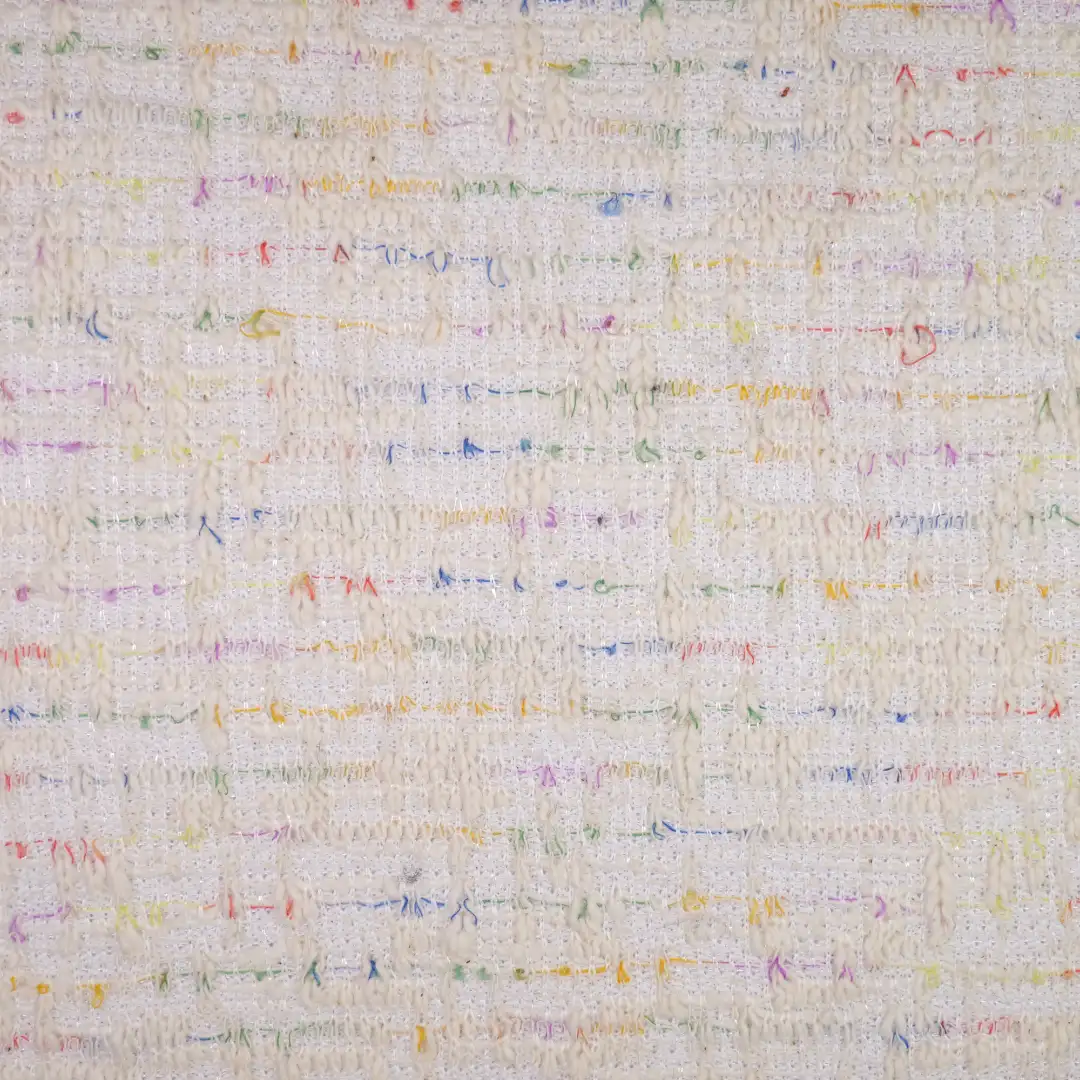 China Fabric for Open Cardigan ,Half-Zipper Cardigan ,Round Neck Pullover ,Crew Neck Pullover ,Crop Top Pullover  Jacquard Knit Fabric Polyester Cotton Spandex white color buy from China wholesaler bulk order at wholesale price free worldwide shipping Alibaba