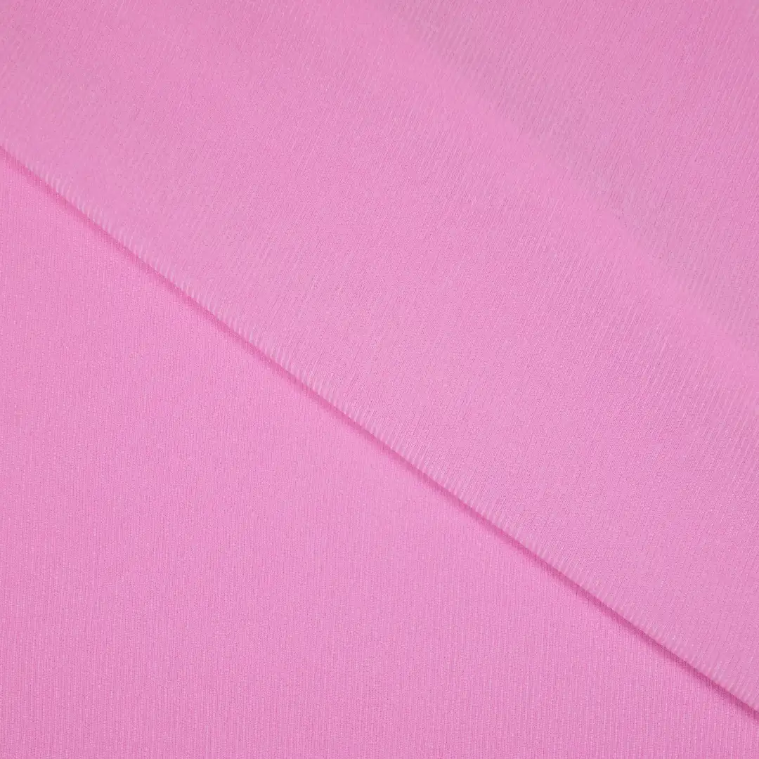 China Fabric for Round Neck Pullover ,Crop Top Pullover  Super Stretch Knit Fabric Polyester Pink color buy from China wholesaler bulk order at wholesale price free worldwide shipping Alibaba