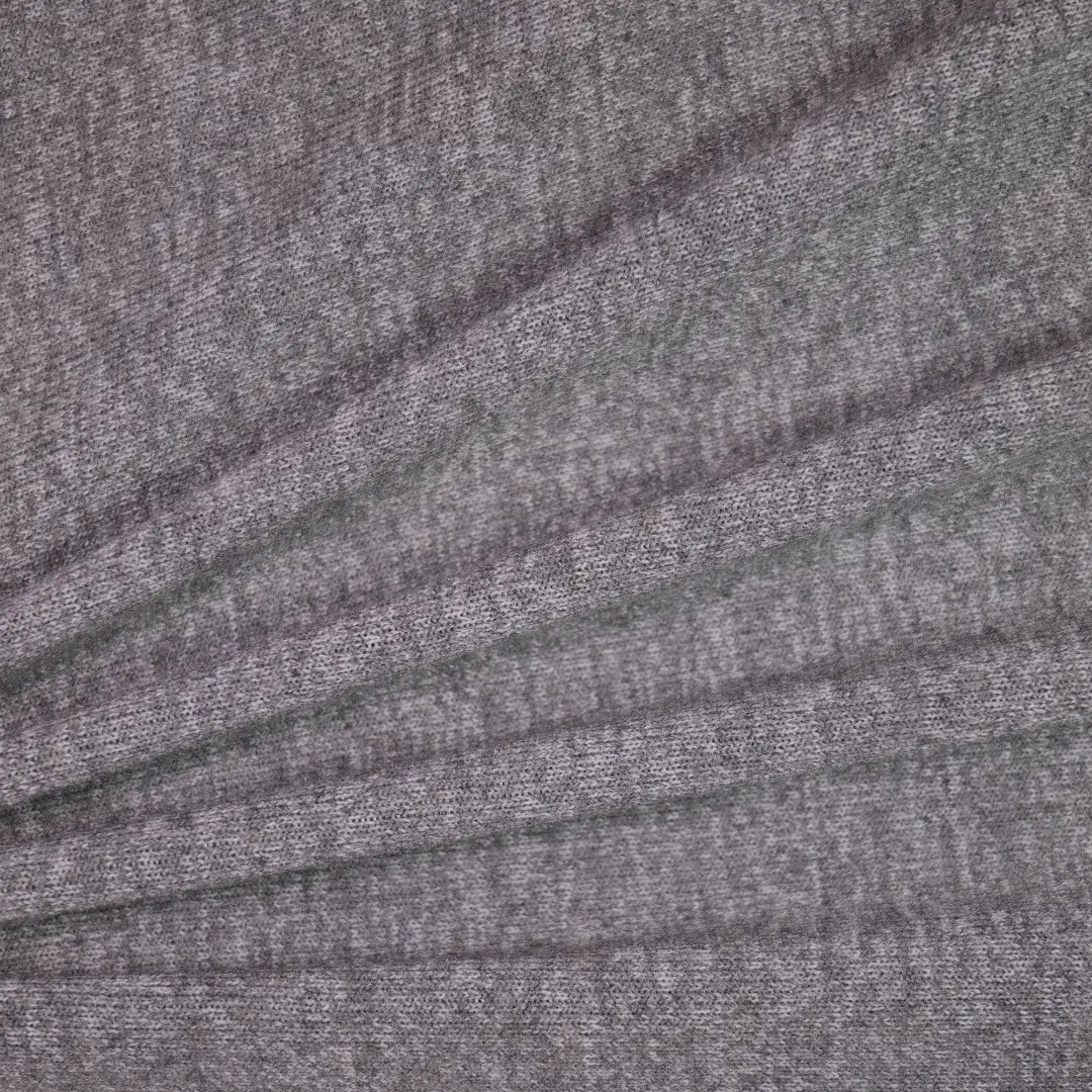 China Fabric for Full-Zipper Cardigan ,Knitted Jacket ,Knitted Trousers  Rib Knit Fabric Polyester Rayon Spandex Gray color buy from China wholesaler bulk order at wholesale price free worldwide shipping Alibaba