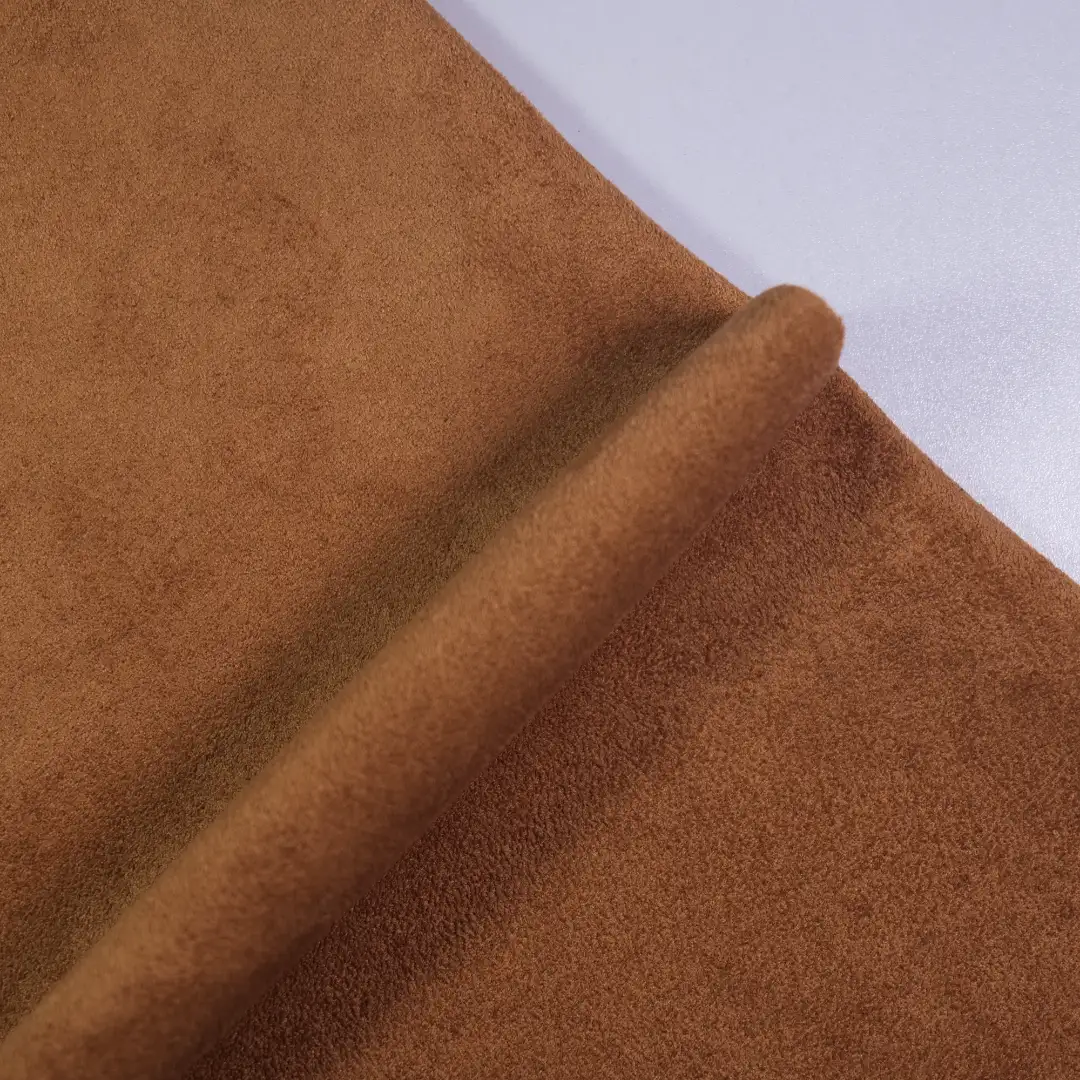 China Fabric for Pants,Jackets,Skirt Warp Suede Knit Fabric PBT orange color buy from China wholesaler bulk order at wholesale price free worldwide shipping Alibaba
