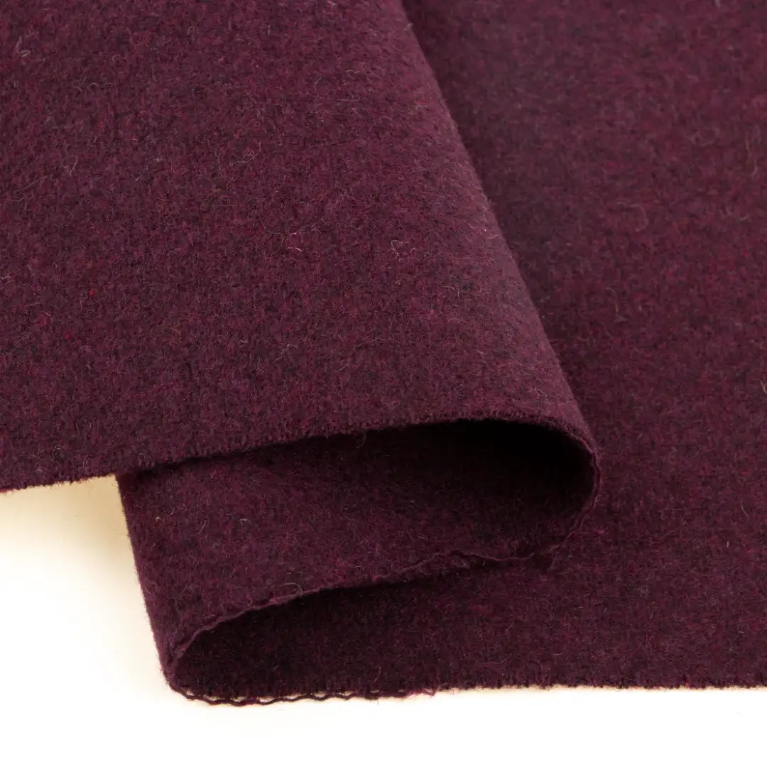 China Fabric for Overcoat,Suit,Skirt  Melton Woolen Polyester Wool Other Burgundy color buy from China wholesaler bulk order at wholesale price free worldwide shipping Alibaba