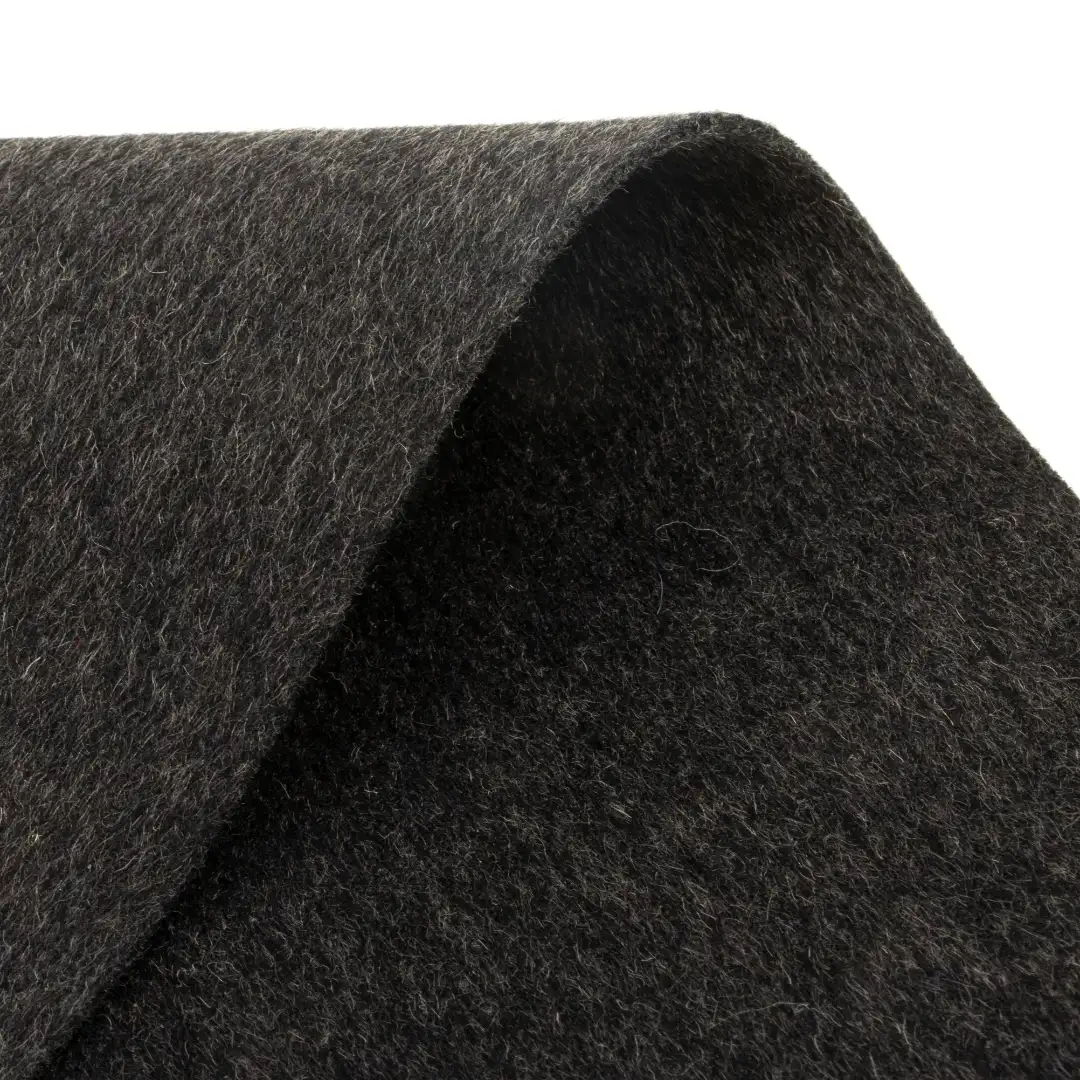 China Fabric for Blazer,Overcoat,Skirt  Woolen Overcoat Woolen Wool Other Charcoal color buy from China wholesaler bulk order at wholesale price free worldwide shipping Alibaba