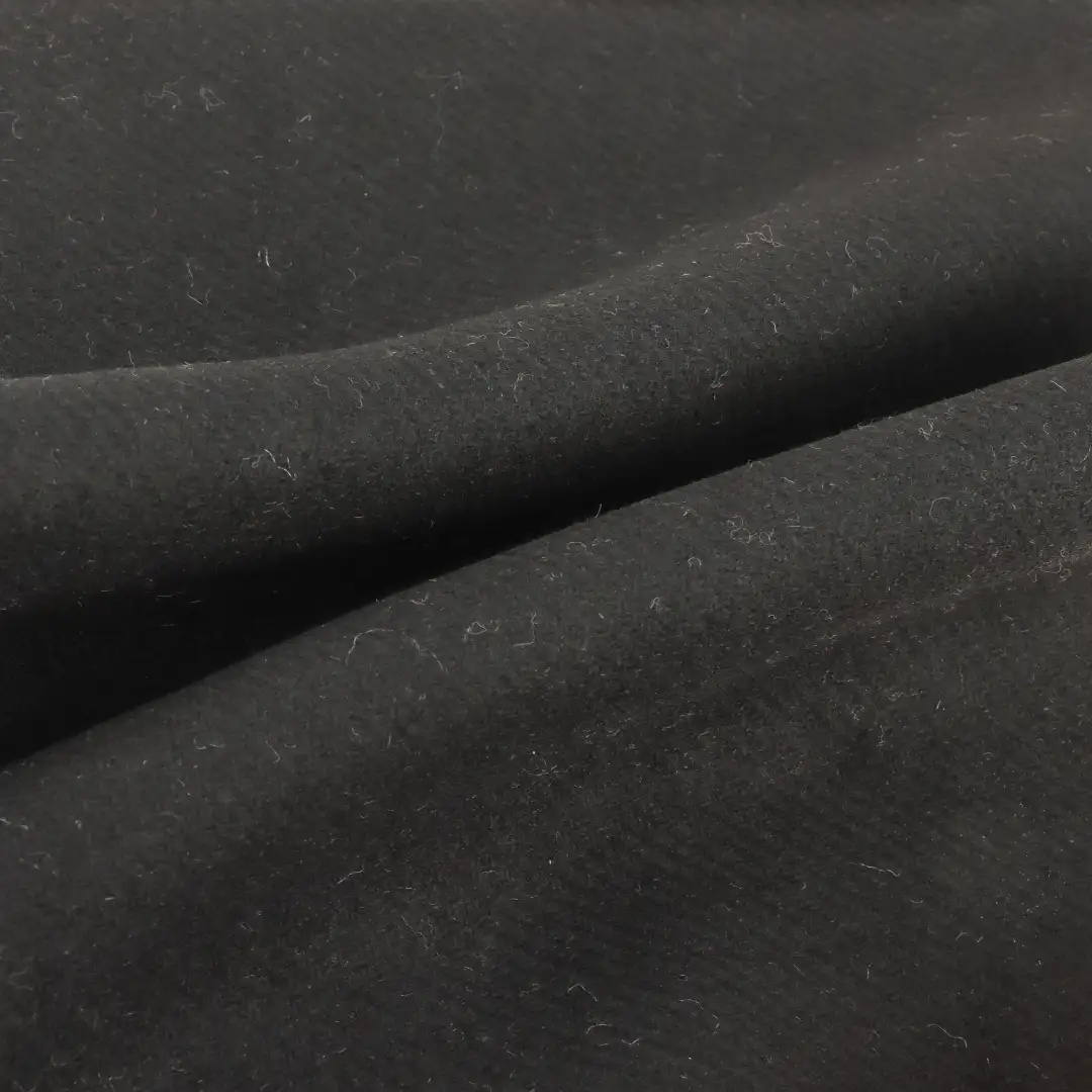China Fabric for Overcoat,Suit,Skirt ,Waist coat Melton Woolen Polyester Wool Other black color buy from China wholesaler bulk order at wholesale price free worldwide shipping Alibaba