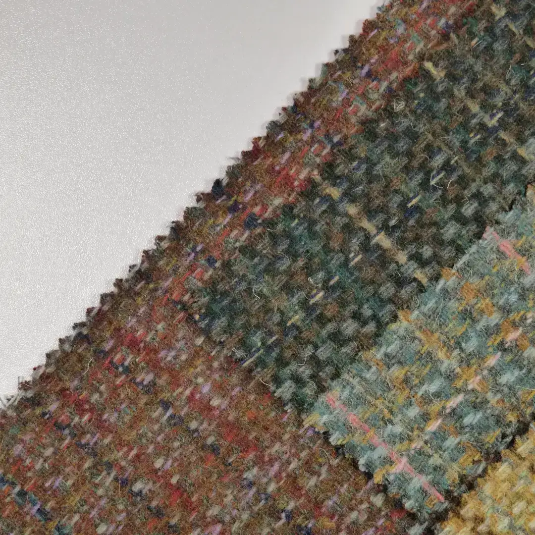 China Fabric for Overcoat Woolen Tweed Woolen Polyester Wool yarn-dyed color buy from China wholesaler bulk order at wholesale price free worldwide shipping Alibaba