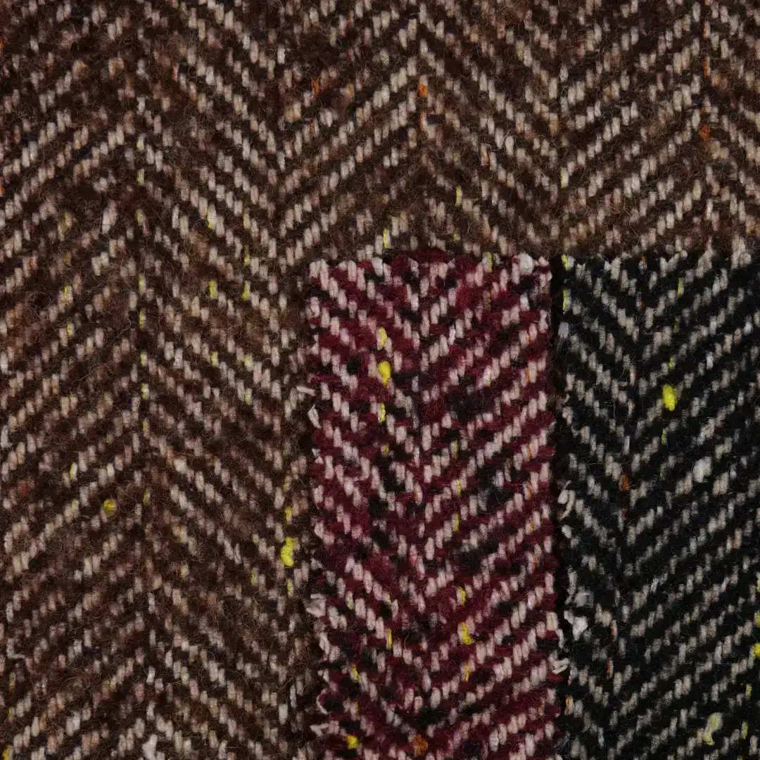 China Fabric for Jackets,Overcoat Woolen Herringbone Woolen Chemical Fiber Wool brown color buy from China wholesaler bulk order at wholesale price free worldwide shipping Alibaba