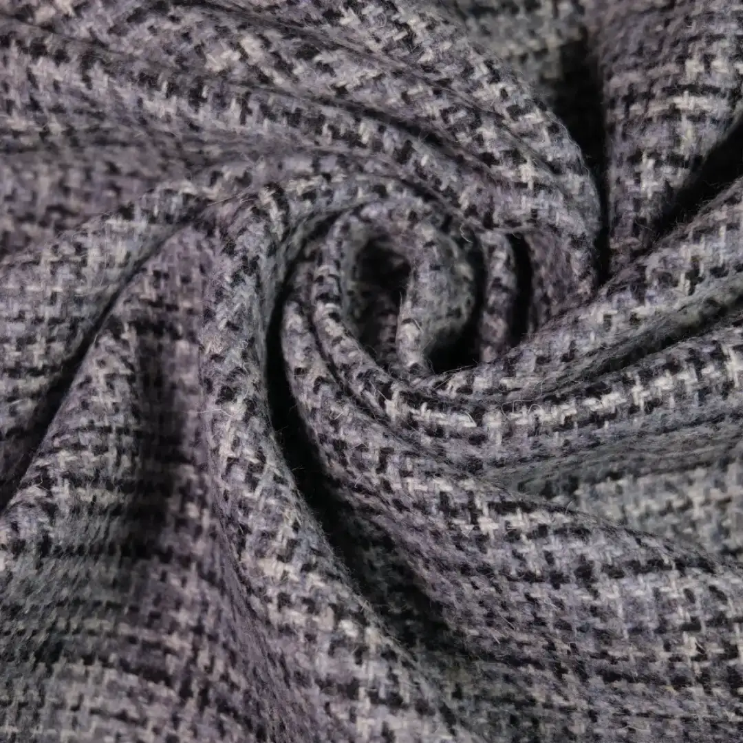 China Fabric for Pants,Blazer,Skirt,Over Shirt Chanel-Style Fabric Woolen Polyester Wool Chemical Fiber Black color buy from China wholesaler bulk order at wholesale price free worldwide shipping Alibaba