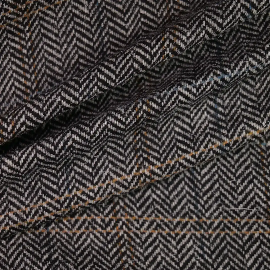 China Fabric for Suit Trouser,Blazer,Skirt ,Over Shirt Chanel-Style Fabric Woolen Polyester Chemical Fiber Wool Black color buy from China wholesaler bulk order at wholesale price free worldwide shipping Alibaba