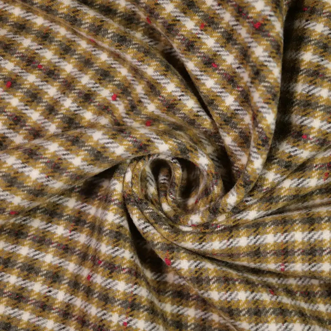 China Fabric for Suit,Uniform,Skirt  Chanel-Style Fabric Woolen Polyester Wool Chemical Fiber Yellow color buy from China wholesaler bulk order at wholesale price free worldwide shipping Alibaba