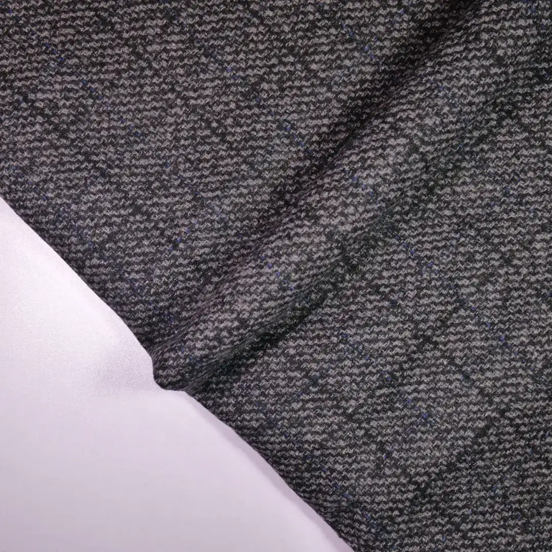 China Fabric for Suit Trouser,Blazer,Suit Chanel-Style Fabric Woolen Wool Polyester Chemical Fiber Black color buy from China wholesaler bulk order at wholesale price free worldwide shipping Alibaba