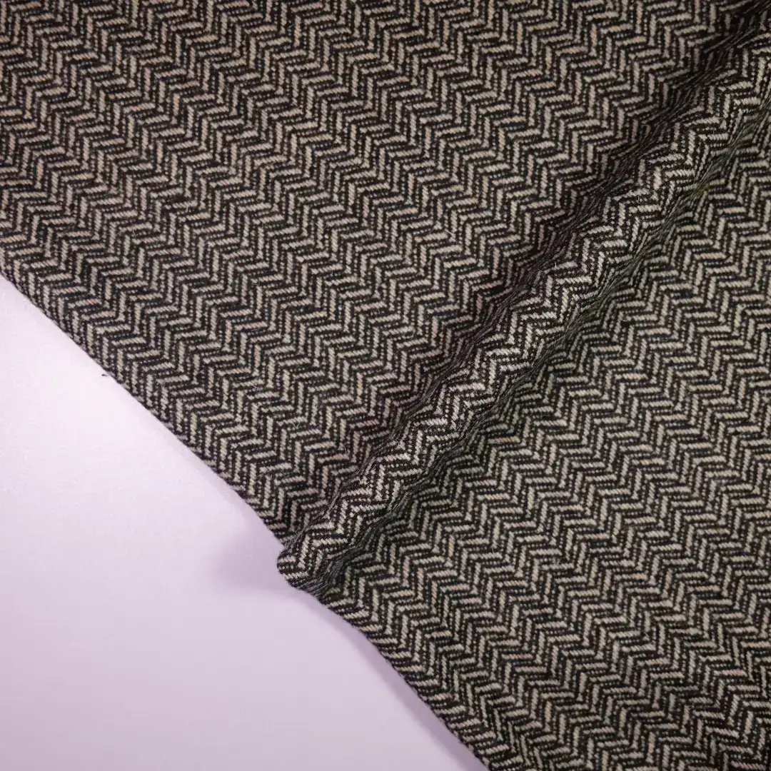 China Fabric for Jackets,Blazer,Skirt,Suit,Skirt  Chanel-Style Fabric Woolen Polyester Chemical Fiber Wool Black color buy from China wholesaler bulk order at wholesale price free worldwide shipping Alibaba