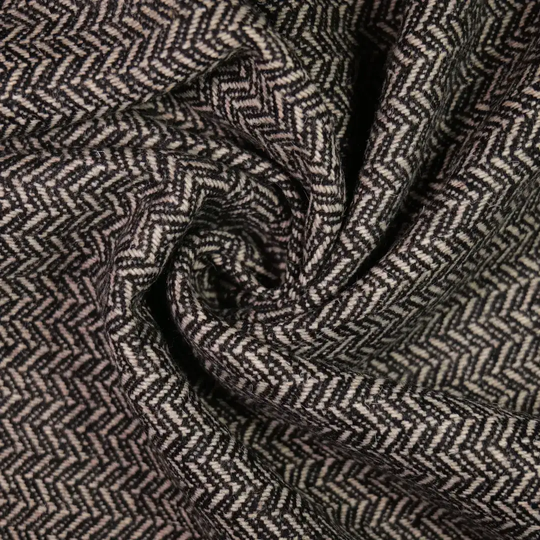 China Fabric for Jackets,Blazer,Skirt,Suit,Skirt  Chanel-Style Fabric Woolen Polyester Chemical Fiber Wool Black color buy from China wholesaler bulk order at wholesale price free worldwide shipping Alibaba