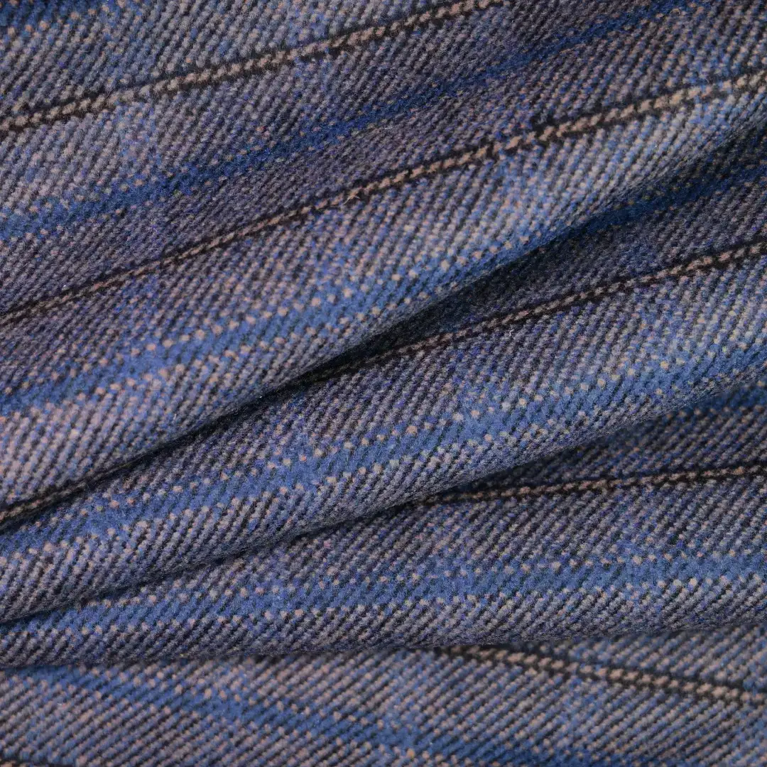 China Fabric for Overcoat,Suit,Knitted Jacket ,Chino Chanel-Style Fabric Woolen Polyester Chemical Fiber Wool Navy color buy from China wholesaler bulk order at wholesale price free worldwide shipping Alibaba