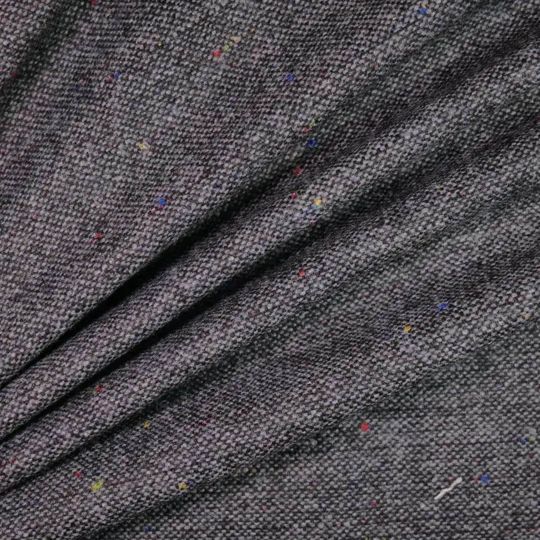 China Fabric for Jackets,Blazer,Uniform Chanel-Style Fabric Woolen Polyester Chemical Fiber Wool carbon black color buy from China wholesaler bulk order at wholesale price free worldwide shipping Alibaba