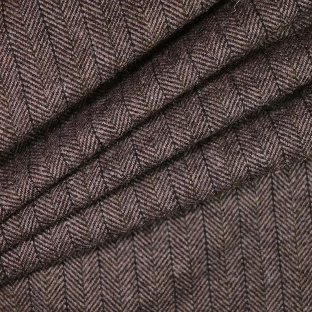 China Fabric for Shirt,Pants,Suit Trouser,Jackets Chanel-Style Fabric Woolen Polyester Chemical Fiber Wool Brown color buy from China wholesaler bulk order at wholesale price free worldwide shipping Alibaba