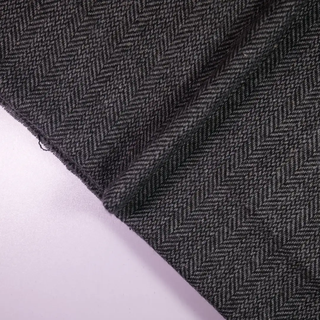 China Fabric for Suit Trouser,Jackets,Blazer,Overcoat,Suit Chanel-Style Fabric Woolen Polyester Chemical Fiber Wool DarkGrey color buy from China wholesaler bulk order at wholesale price free worldwide shipping Alibaba