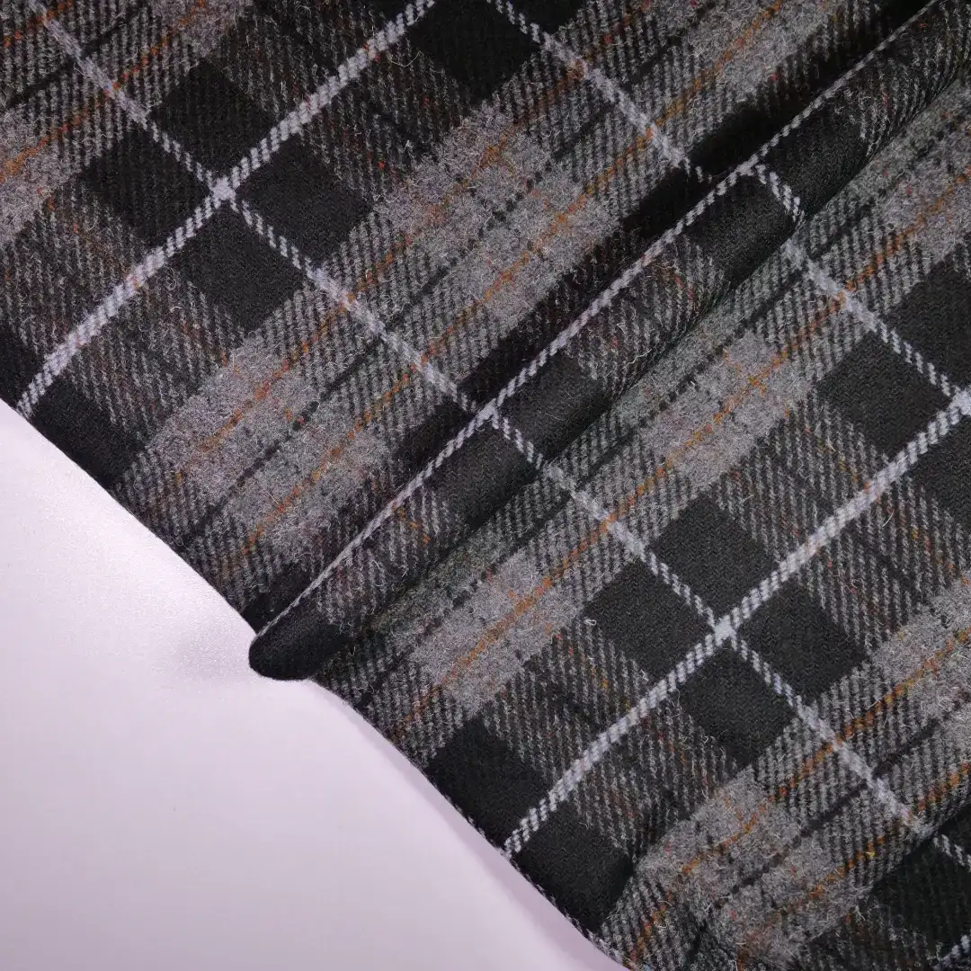 China Fabric for Jackets,Blazer,Overcoat,Suit Chanel-Style Fabric Woolen Polyester Wool Chemical Fiber Black color buy from China wholesaler bulk order at wholesale price free worldwide shipping Alibaba