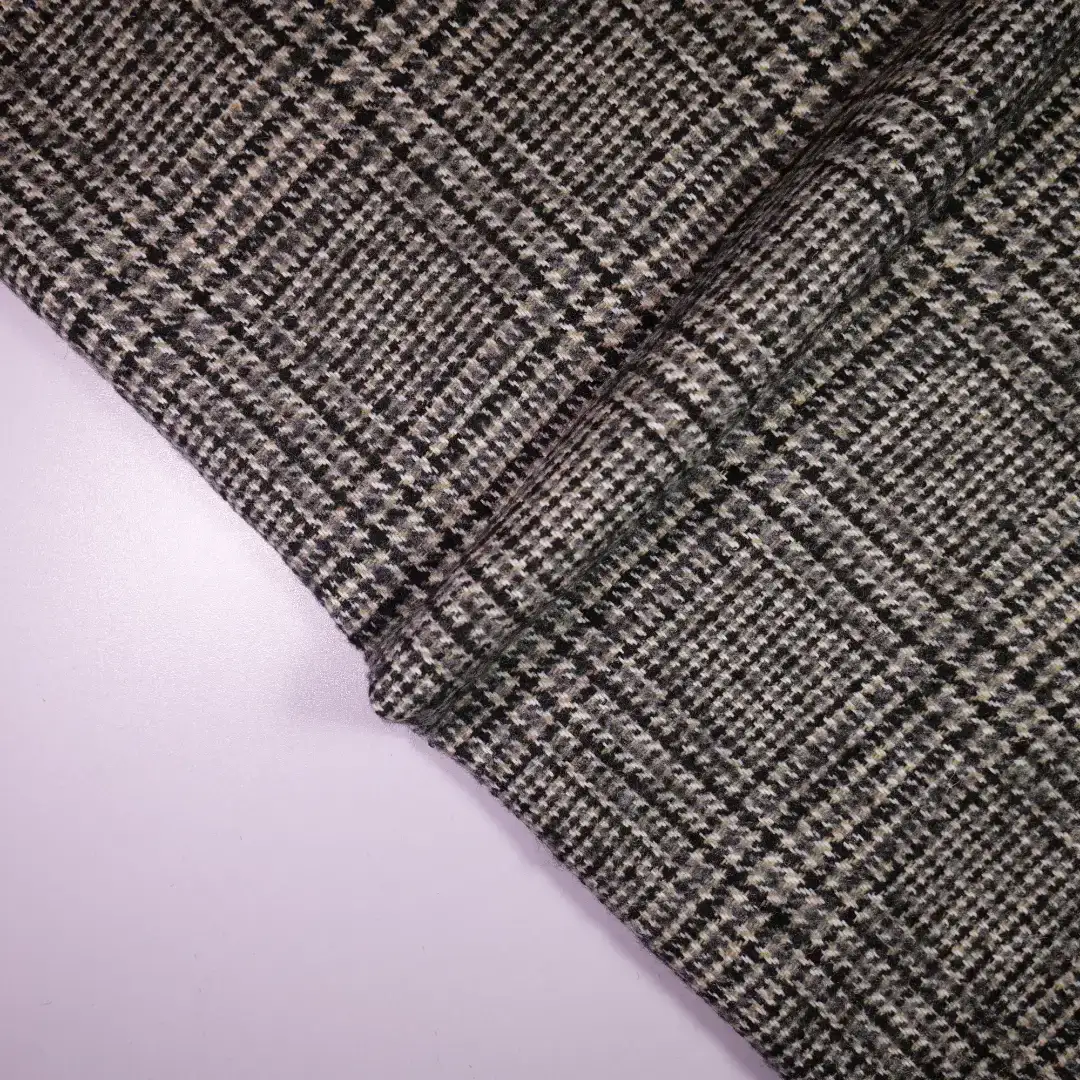China Fabric for Pants,Suit Trouser,Blazer,Overcoat,Suit Chanel-Style Fabric Woolen Polyester Chemical Fiber Wool Camouflage grey color buy from China wholesaler bulk order at wholesale price free worldwide shipping Alibaba