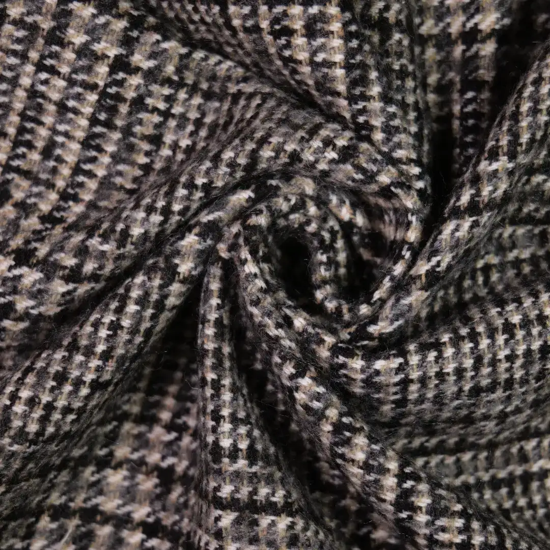 China Fabric for Pants,Suit Trouser,Blazer,Overcoat,Suit Chanel-Style Fabric Woolen Polyester Chemical Fiber Wool Camouflage grey color buy from China wholesaler bulk order at wholesale price free worldwide shipping Alibaba